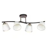 Sklep Kaja Retro lampa sufitowa z białymi kloszami 34-22646 GRECO | Kaja* Randole Tradycyjne