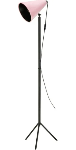 Sklep Kaja Różowa lampa podłogowa zmienny kąt świecenia 107928 | Kaja Oświetlenie* Tradycyjne Lampy Podłogowe