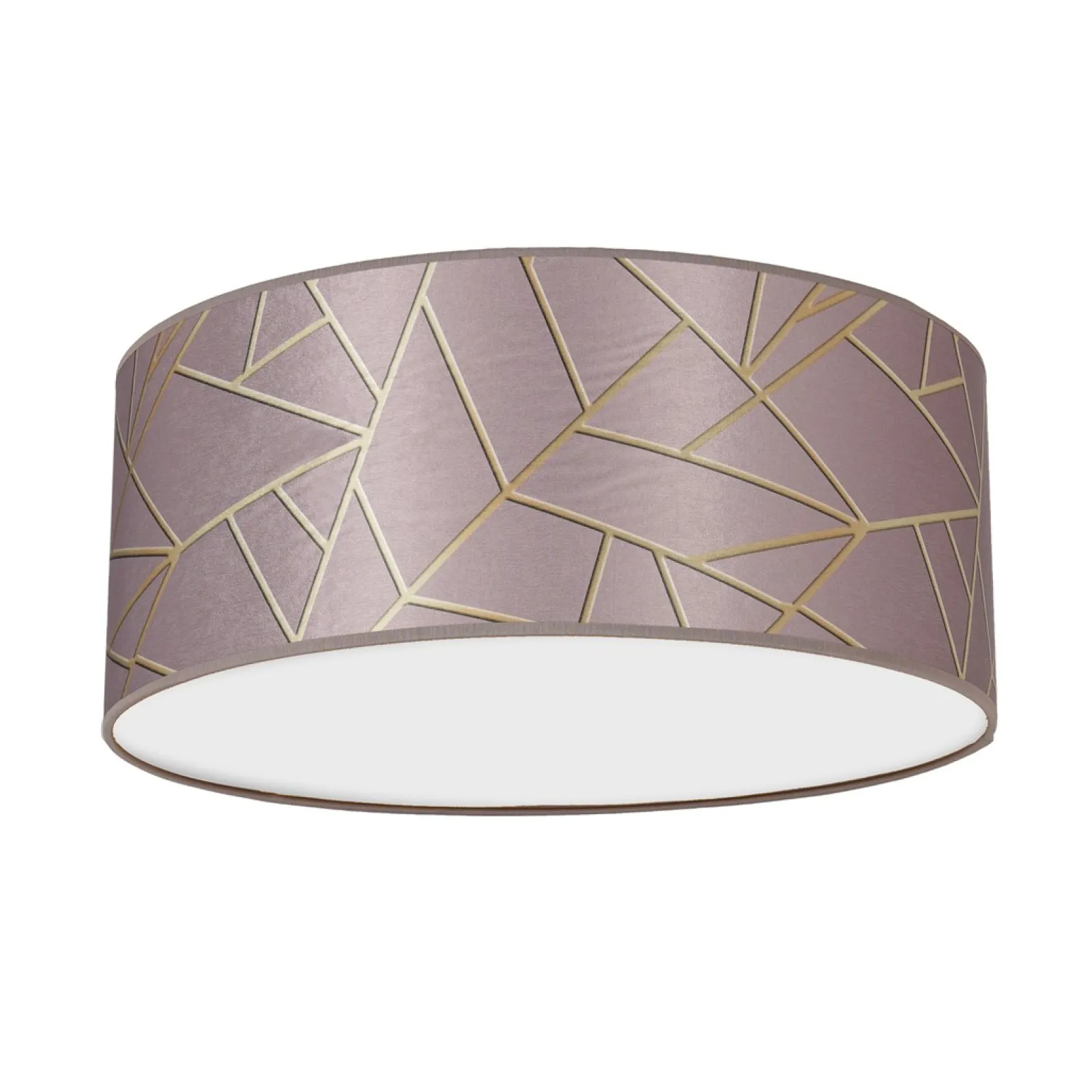 Sklep Kaja Różowa lampa sufitowa ze stylowym wzorem MLP7585 z serii ZIGGY | Kaja Oświetleni* Plafony Klasyczne