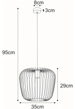 Sklep Kaja Różowa lampa wisząca do pokoju dziecka K-4101 EDEN | Kaja Oświetlenie różowyjasny Discount