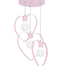 Sklep Kaja Różowa lampa wisząca do pokoju dziewczynki MLP9954 AMORE | Kaja Flash Sale