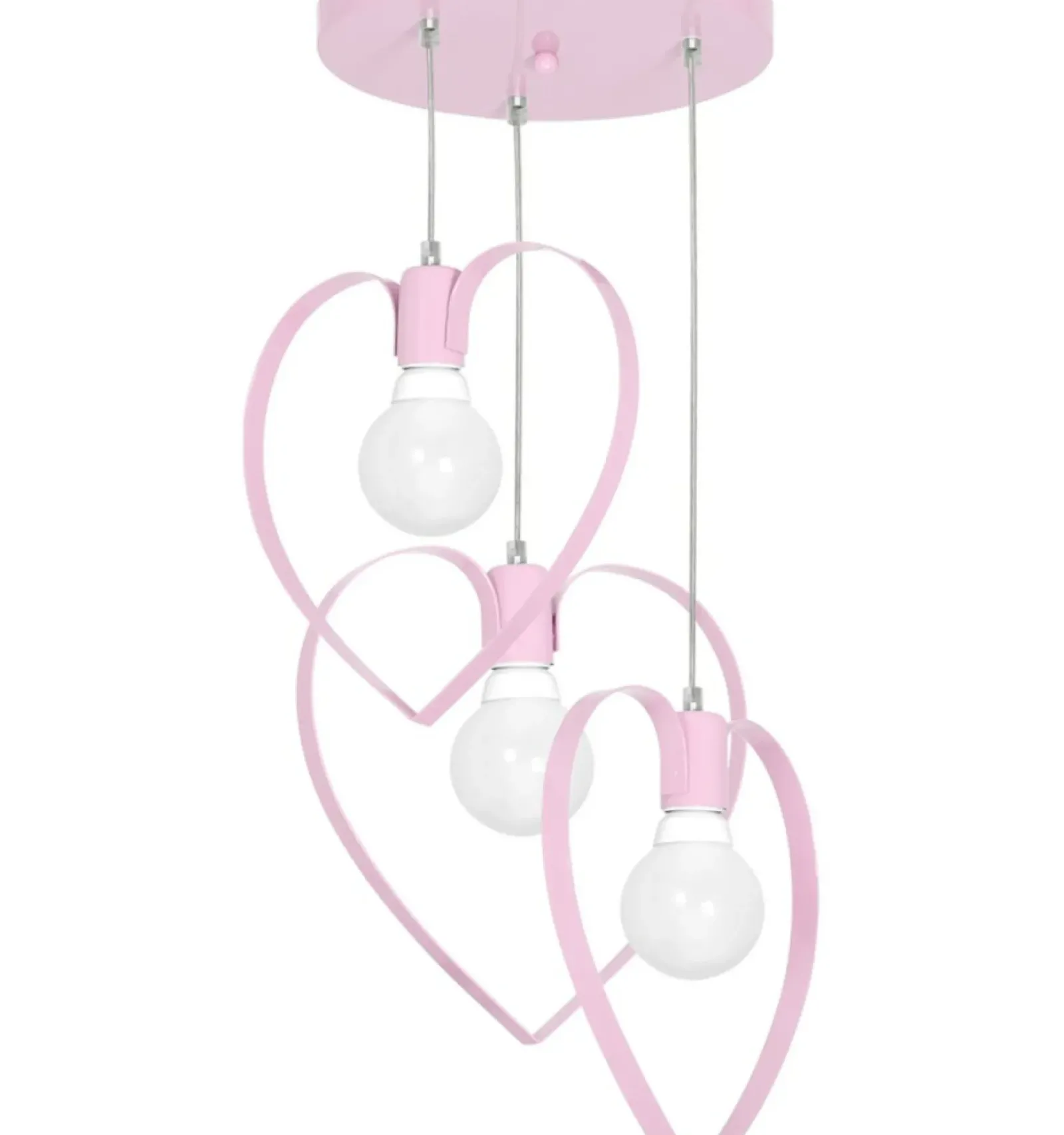Sklep Kaja Różowa lampa wisząca do pokoju dziewczynki MLP9954 AMORE | Kaja Flash Sale