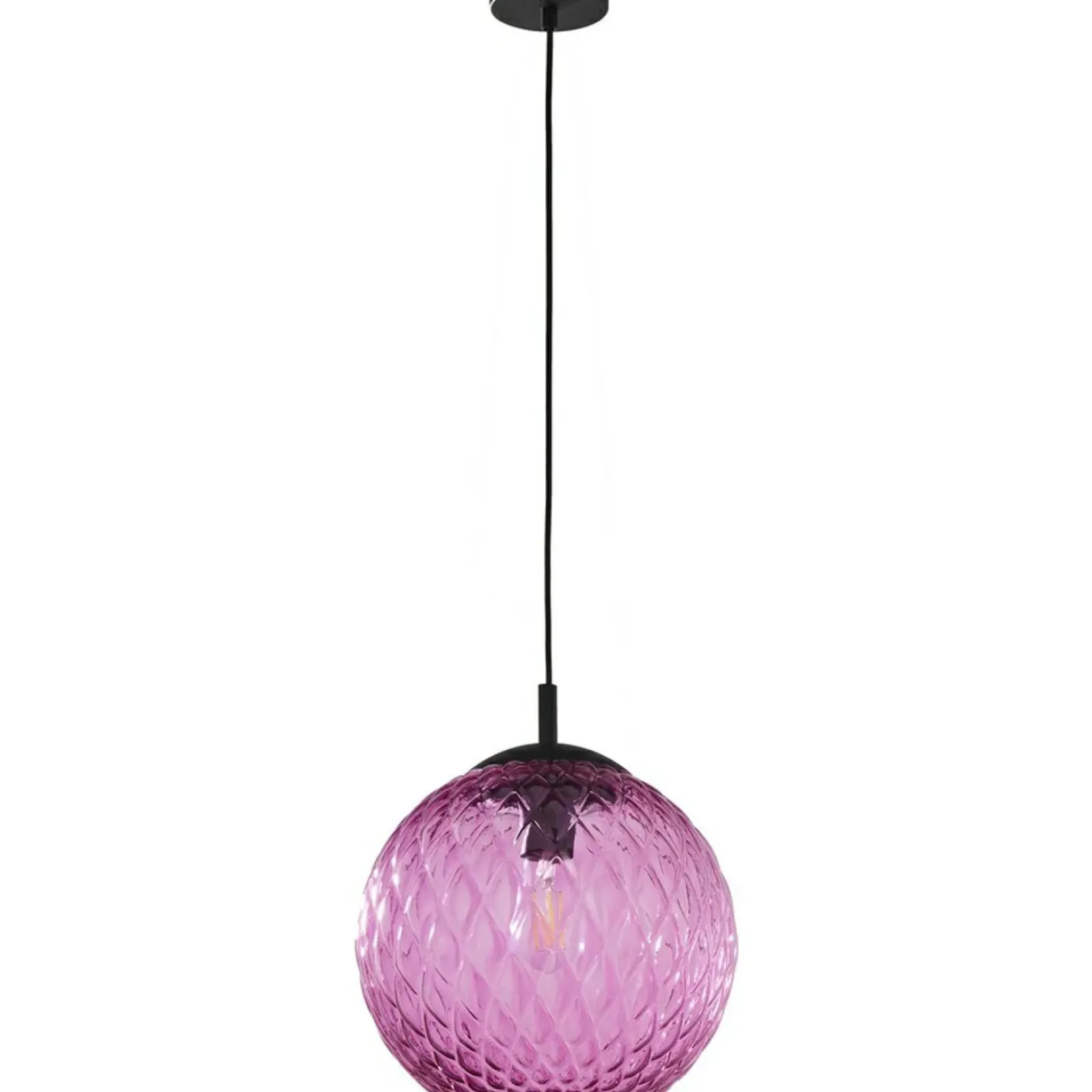 Sklep Kaja Różowa lampa wisząca do pokoju dziecka ø30 E27 TK 6348 z serii CADIX Discount