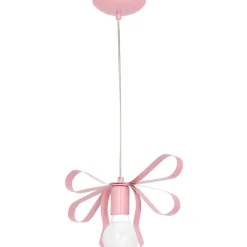 Sklep Kaja Różowa lampa wisząca dziewczęca kokardka MLP1039 EMMA | Kaja Fashion