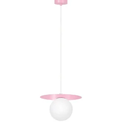 Sklep Kaja Różowa, pastelowa lampa wisząca z kloszami K-5440 z serii ROBIN Cheap