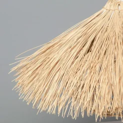 Sklep Kaja Rozkloszowana lampa wisząca z rattanu ABR-NLW32-BH-E27 BOHO | Kaja brązowy Hot