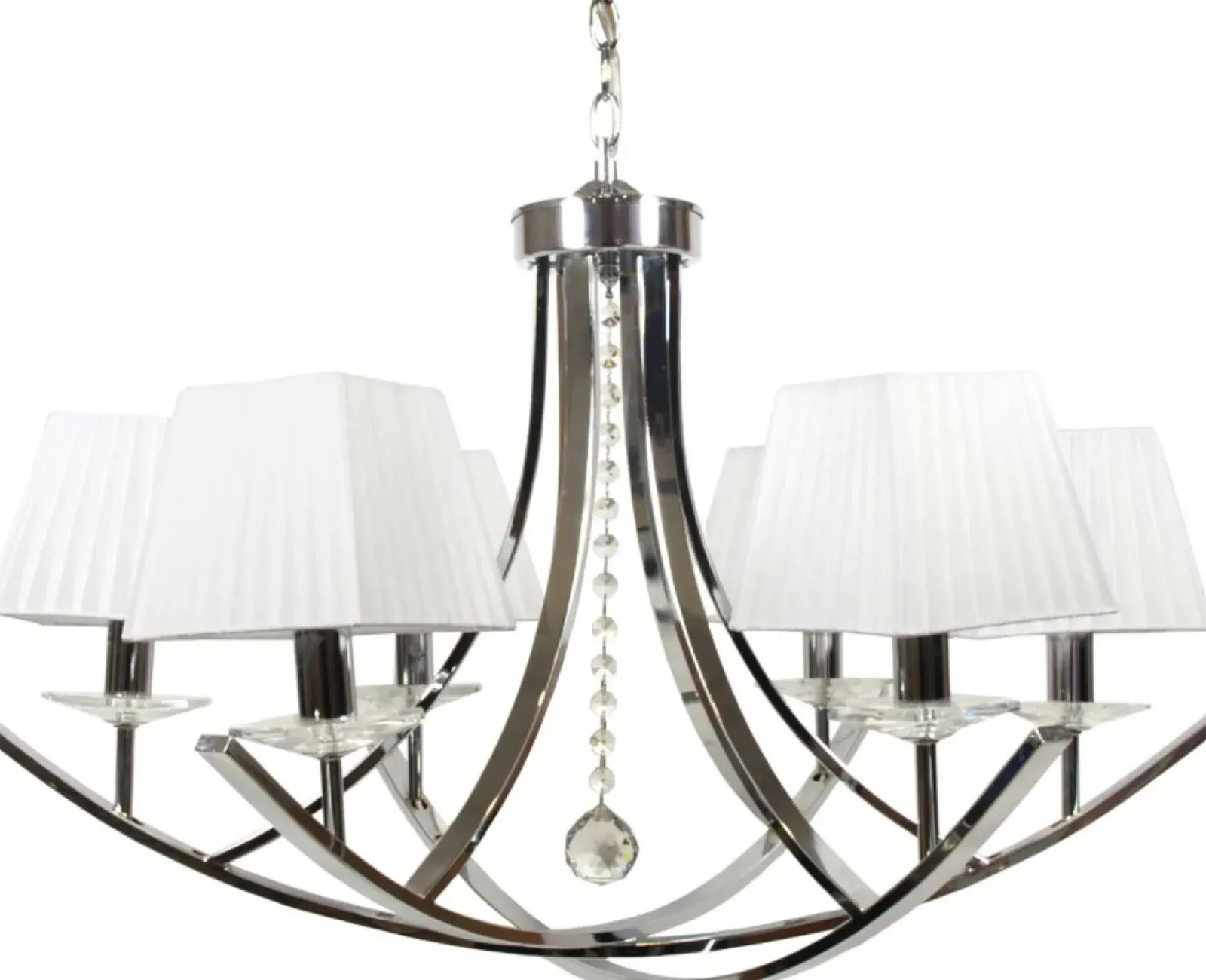 Sklep Kaja Rozłożysta, chromowana lampa wisząca 36-84579 VALENCIA | Kaja* Randole Tradycyjne