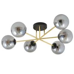 Sklep Kaja Rozłożysta lampa sufitowa do dużego salonu 1269/6 - MAGNUM | Kaja Clearance