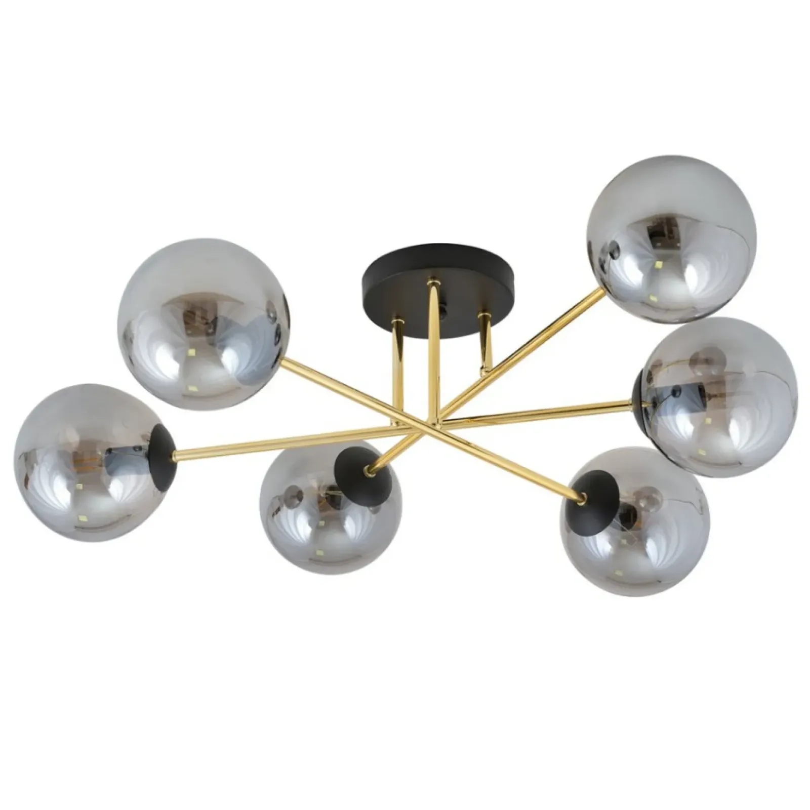Sklep Kaja Rozłożysta lampa sufitowa do dużego salonu 1269/6 - MAGNUM | Kaja Clearance