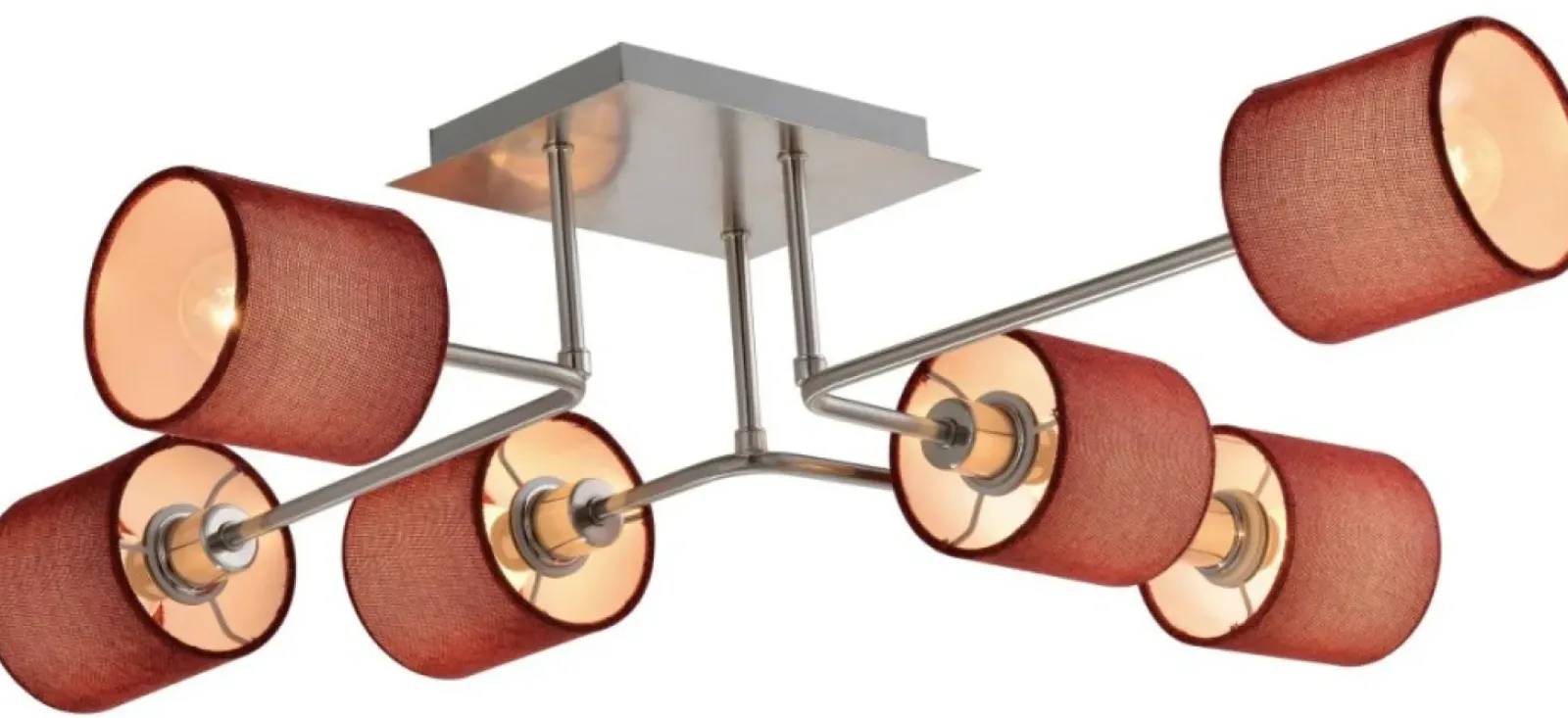 Sklep Kaja Rozłożysta lampa sufitowa do salonu 36-70708 SAX | Kaja Oświetlenie satyna Outlet