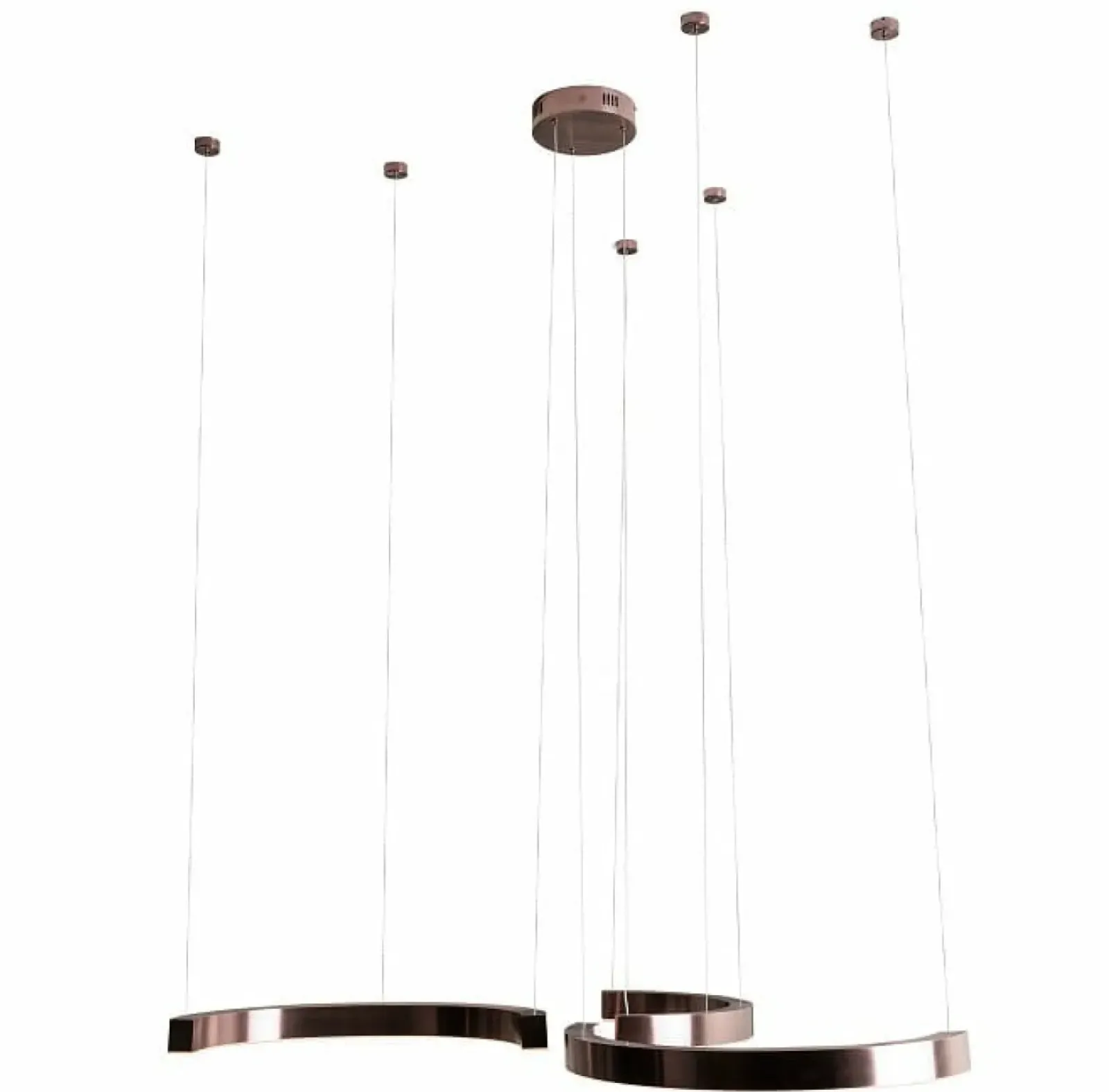 Sklep Kaja Rozłożysta, ledowa lampa wisząca do salonu MX P0571D LOTUS | Kaja Cheap
