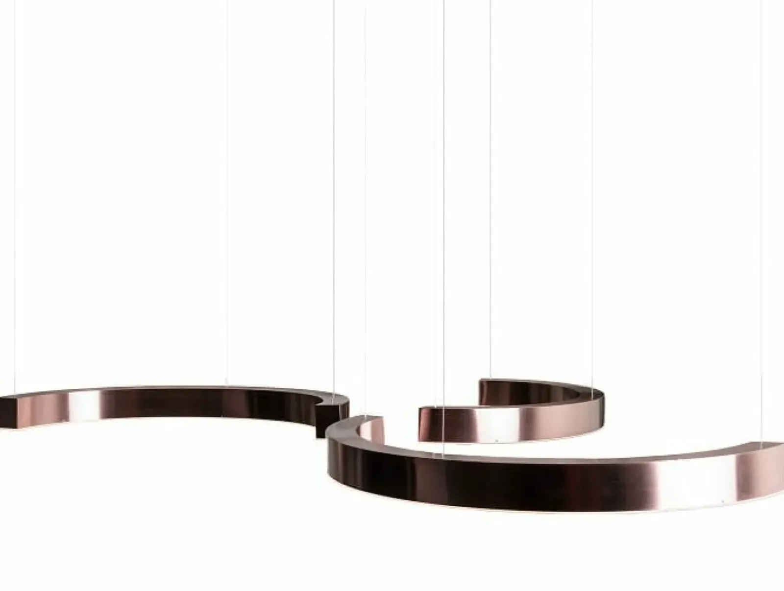 Sklep Kaja Rozłożysta, ledowa lampa wisząca do salonu MX P0571D LOTUS | Kaja Cheap