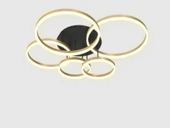 Sklep Kaja Rozłożysta, złota lampa sufitowa LED WF 9049-601 PERPIGNON | Kaja Best Sale
