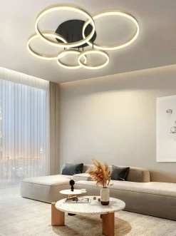 Sklep Kaja Rozłożysta, złota lampa sufitowa LED WF 9049-601 PERPIGNON | Kaja Best Sale