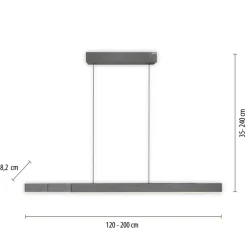 Sklep Kaja Rozsuwana, szeroka lampa nad stół ZM 2545-15 PURE-MOTO-RISE | Kaja Flash Sale
