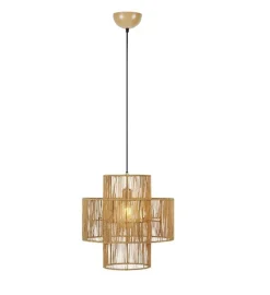 Sklep Kaja Rustykalna, abażurowa lampa wisząca z juty 108767 SOGA | Kaja Store
