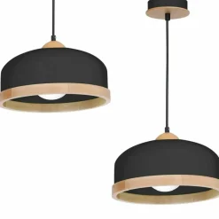 Sklep Kaja Rustykalna, czarno-brązowa lampa wisząca MLP8851 STUDIO | Kaja Best Sale