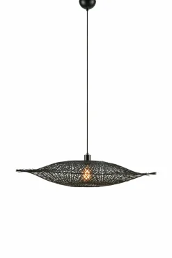 Sklep Kaja Rustykalna lampa wisząca z plecionym abażurem 108672 KUMO | Kaja Clearance