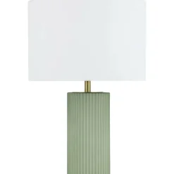 Sklep Kaja Rustykalna lampka nocna do sypialni LP-787/1T MIĘTOWA TOKIO | Kaja* Lampki Stołowe Z Abażurem|Nowoczesne Lampki Stołowe