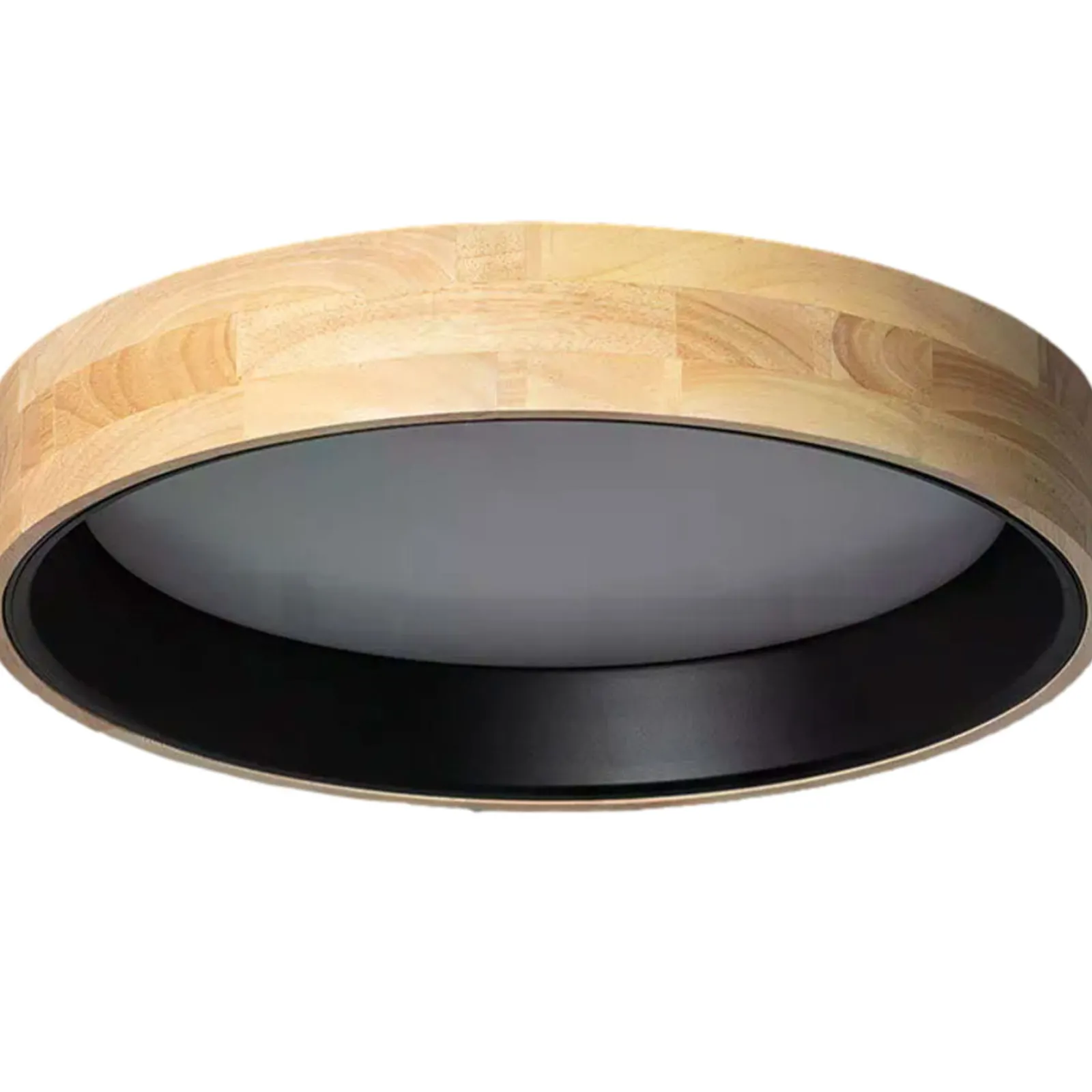 Sklep Kaja Rustykalny plafon LED do sypialni ABR-PLODV-C-20W-CCT NATURALE | Kaja* Plafony Nowoczesne|Lampy Led