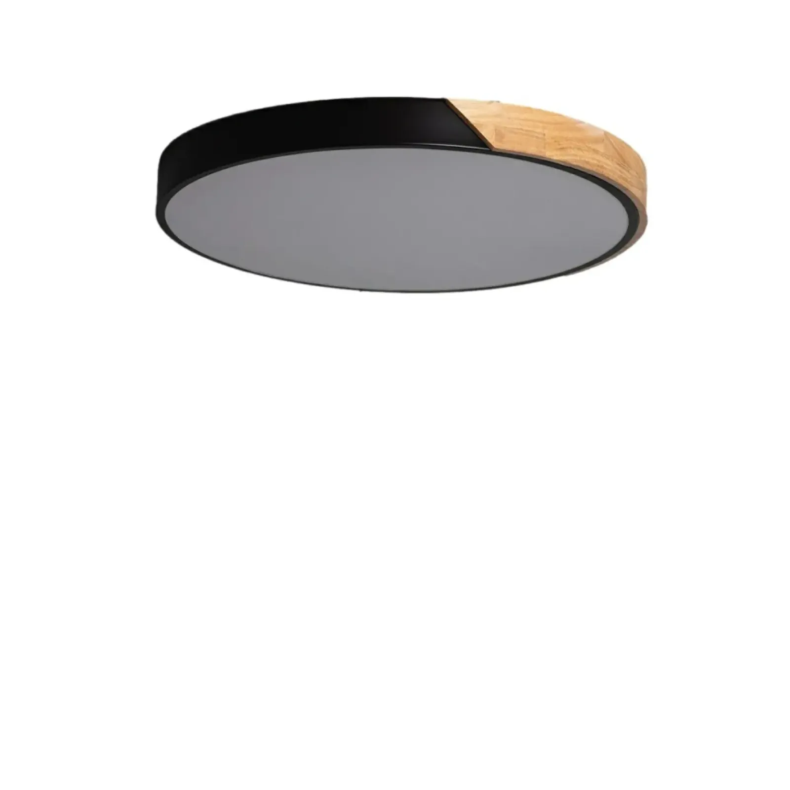 Sklep Kaja Rustykalny plafon LED do sypialni ⌀50cm ABR-PLOG-C-40W LAGIO | Kaja* Lampy Led|Plafony Nowoczesne