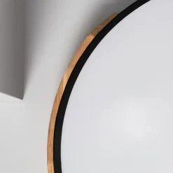 Sklep Kaja Rustykalny plafon LED do sypialni ⌀50cm ABR-PLOG-C-40W LAGIO | Kaja* Lampy Led|Plafony Nowoczesne