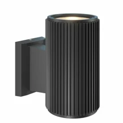 Sklep Kaja Ryflowana lampa ścienna w kształcie tuby O419WL-01B z serii RANDO* Kinkiety Ogrodowe