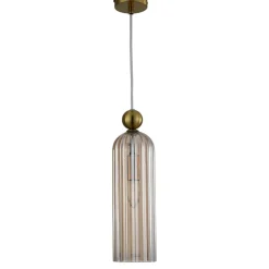 Sklep Kaja Smukła, bursztynowa lampa wisząca LP-939/1P AMBER z serii PIEGA | Kaja Cheap