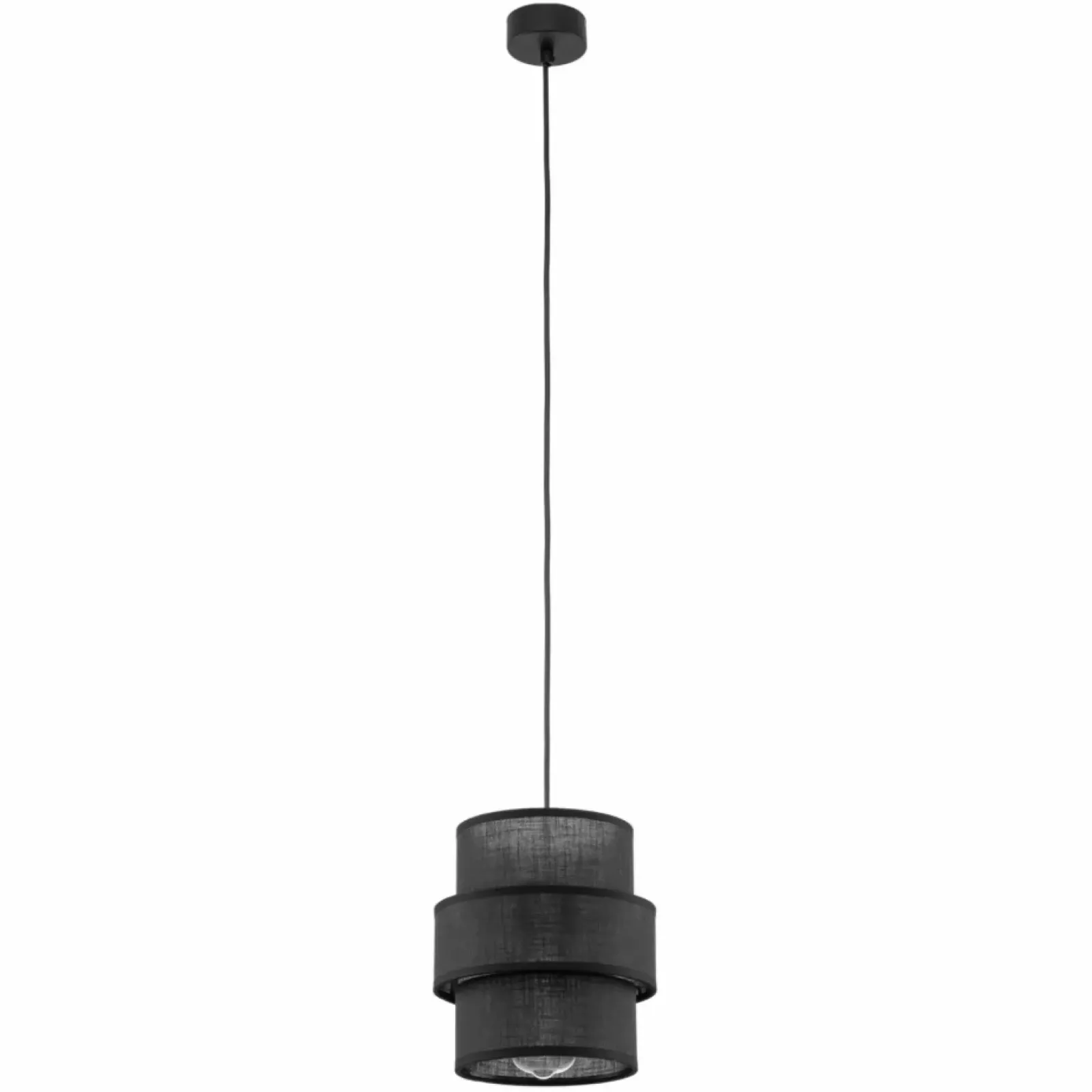 Sklep Kaja Smukła, czarna lampa wisząca do sypialni TK 5306 CALISTO BLACK | Kaja Discount