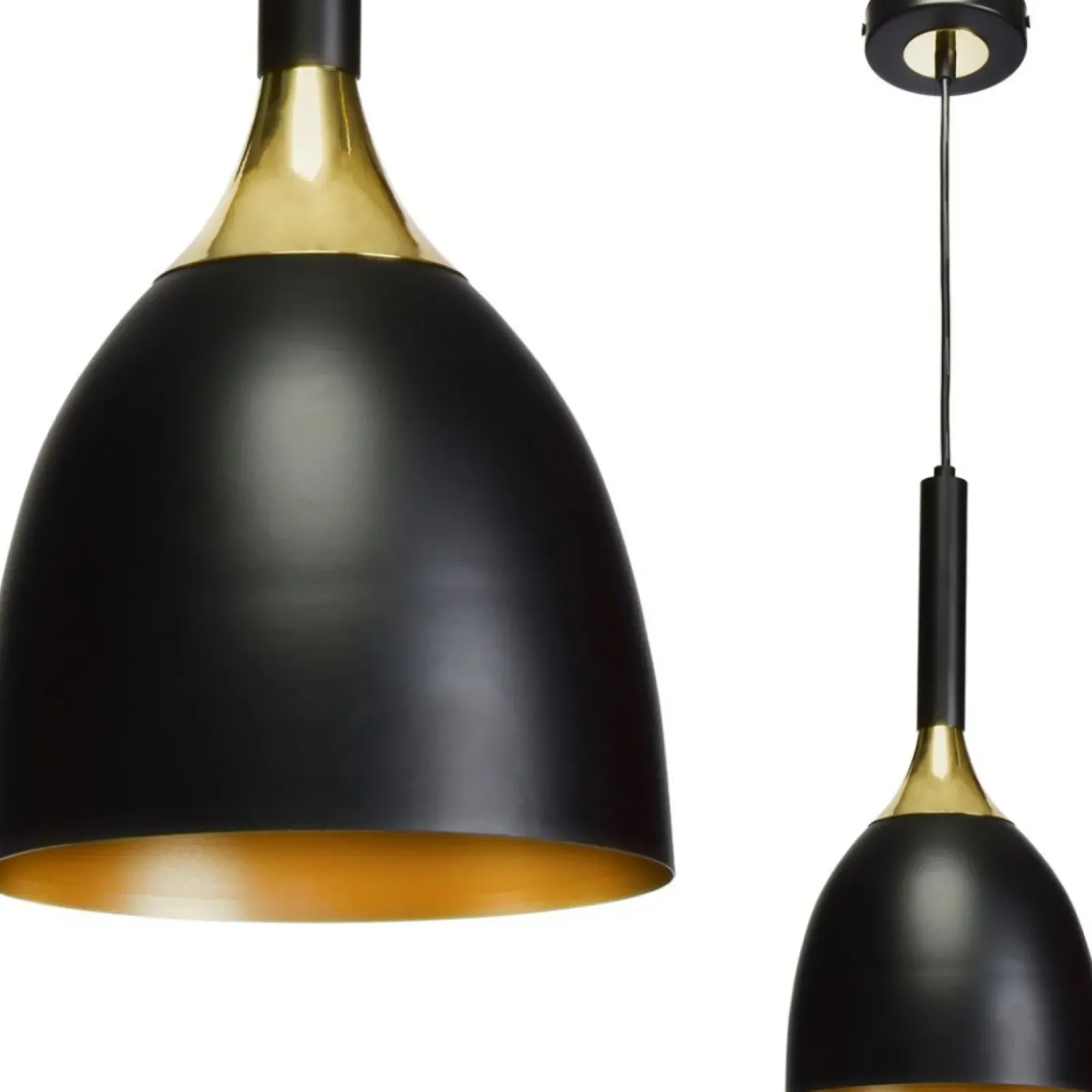 Sklep Kaja Smukła lampa wisząca w czarno-złotym kolorze MLP6221 z serii CLARK | Kaja Oświet Flash Sale