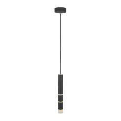 Sklep Kaja Smukła, ledowa lampa wisząca do sypialni 2211-18 PURE-VEGA | Kaja czarny Shop