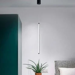 Sklep Kaja Smukła, ledowa lampa wisząca ABR-AVOLA-10W LINEA | Kaja Oświetlenie czarny Store