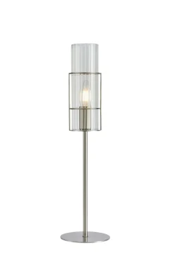 Sklep Kaja Smukła, minimalistyczna lampka stołowa do salonu 108557 z serii TUBO* Nowoczesne Lampki Stołowe