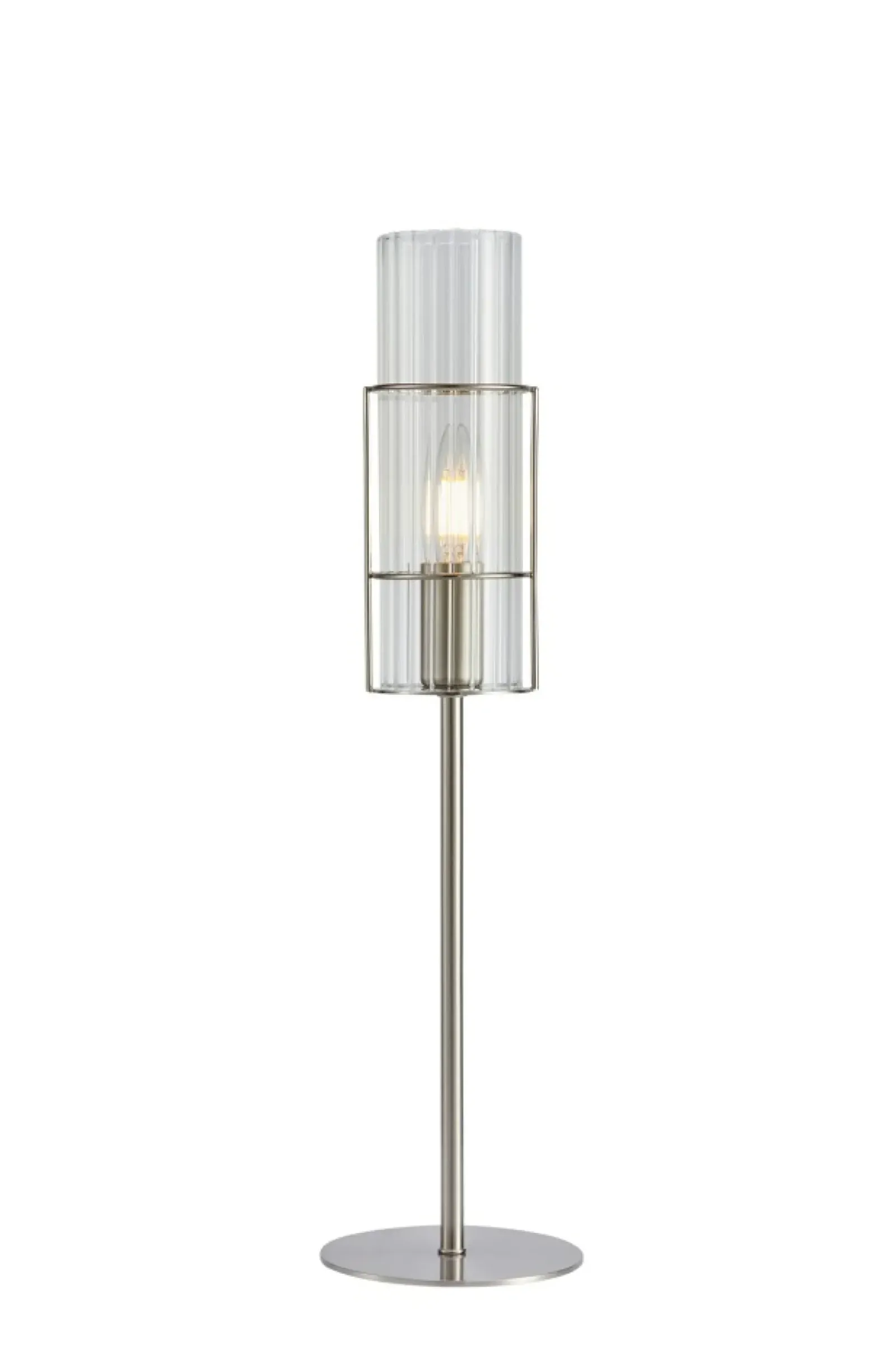 Sklep Kaja Smukła, minimalistyczna lampka stołowa do salonu 108557 z serii TUBO* Nowoczesne Lampki Stołowe