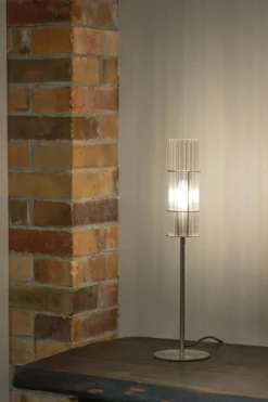 Sklep Kaja Smukła, minimalistyczna lampka stołowa do salonu 108557 z serii TUBO* Nowoczesne Lampki Stołowe