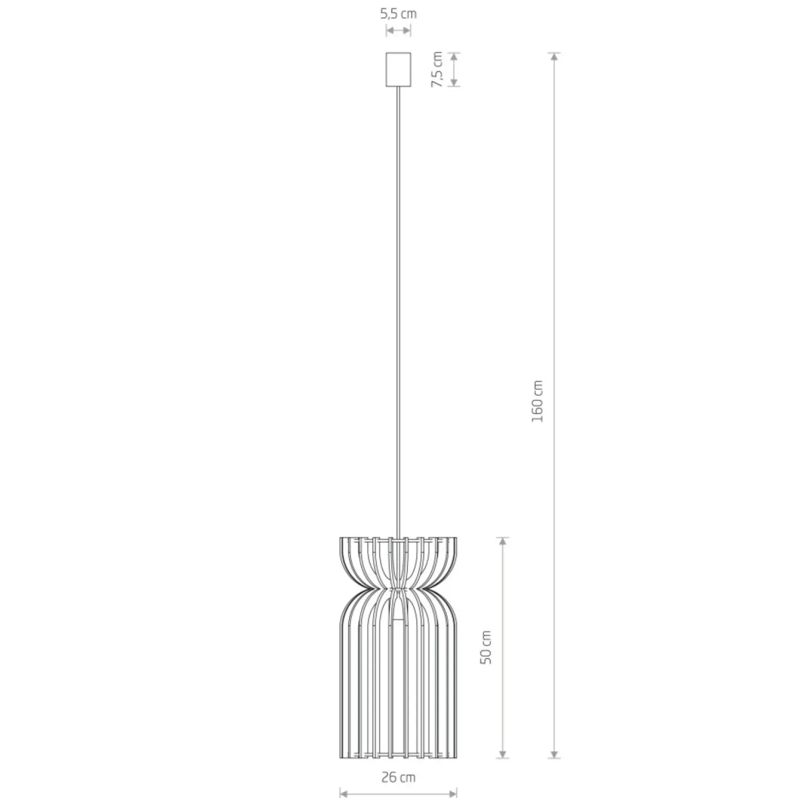 Sklep Kaja Smukła, rustykalna lampa wisząca 10570 KYMI | Kaja Oświetlenie Discount