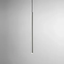 Sklep Kaja Smukła, srebrna lampa wisząca, wąska tuba SIG 40730 SOPEL LUX | Kaja Clearance