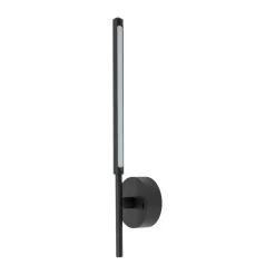 Sklep Kaja Smukły, czarny kinkiet do korytarza TK 5397 FOCUS BLACK | Kaja* Lampy Led