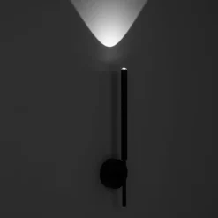 Sklep Kaja Smukły, czarny kinkiet do korytarza TK 5397 FOCUS BLACK | Kaja* Lampy Led