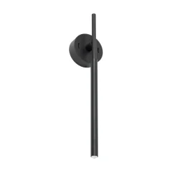 Sklep Kaja Smukły, czarny kinkiet do korytarza TK 5397 FOCUS BLACK | Kaja* Lampy Led