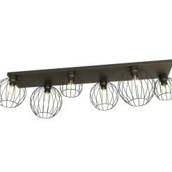 Sklep Kaja Solidna lampa sufitowa do kuchni i jadalni 1371/6 z serii NEST czarny Store