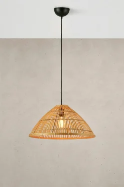 Sklep Kaja Słomkowa lampa wisząca boho, do sypialni 108673 CAPELLO | Kaja Cheap