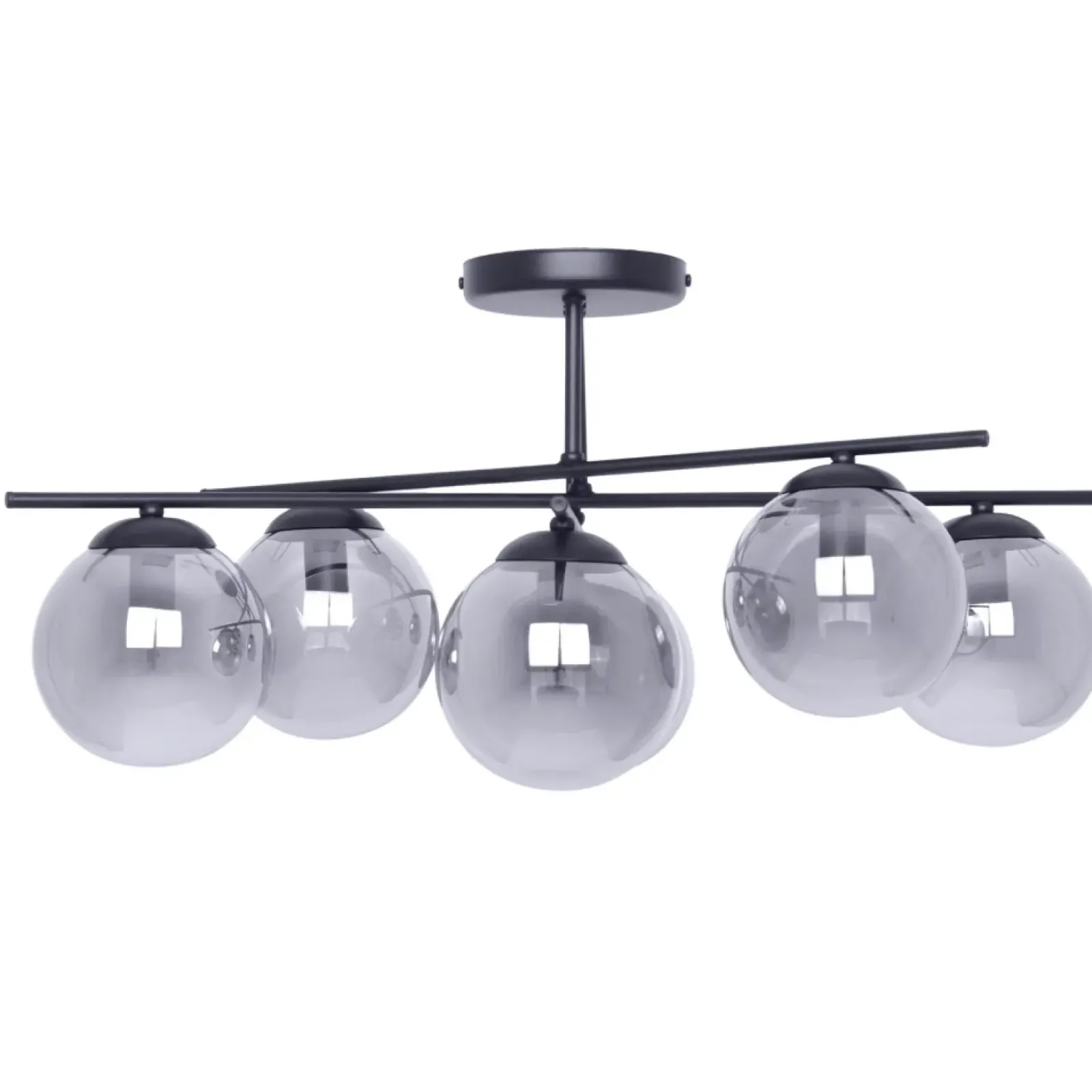 Sklep Kaja Spektakularna lampa sufitowa, grafitowe klosze K-5167 - GAMMA | Kaja Flash Sale