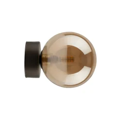 Sklep Kaja Spot z okrągłym, ozdobnym kloszem TK 10256 ESTERA BROWN | Kaja Clearance