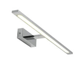 Sklep Kaja Srebrna lampa ścienna 62cm LED 4000K GS-LWB-20W CH ISLA | Kaja* Lampy Led