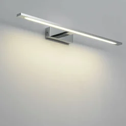 Sklep Kaja Srebrna lampa ścienna 62cm LED 4000K GS-LWB-20W CH ISLA | Kaja* Lampy Led