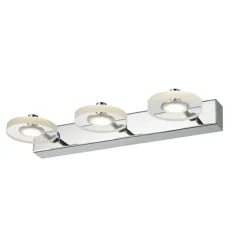 Sklep Kaja Srebrna lampa ścienna nad lustro MB1225/3 HARMONY | Kaja Oświetlenie* Lampy Led