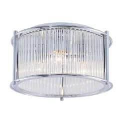 Sklep Kaja Srebrna lampa sufitowa do sypialni 2200131M MARMO | Kaja Oświetlenie* Plafony Nowoczesne