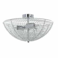 Sklep Kaja Srebrna lampa sufitowa do salonu MX12068-3A FORMO | Kaja Oświetlenie* Plafony Nowoczesne