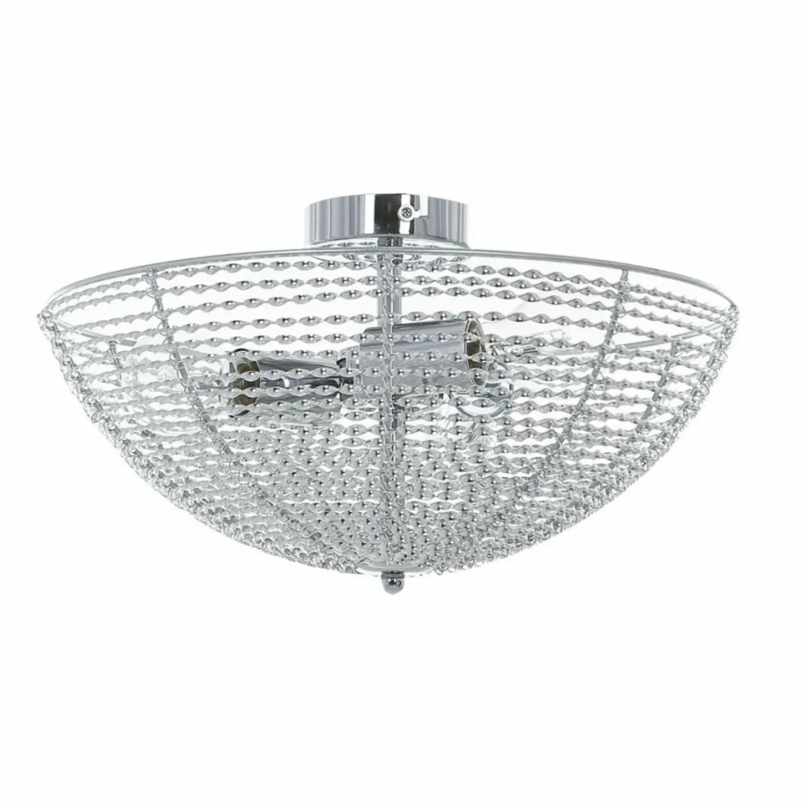 Sklep Kaja Srebrna lampa sufitowa do salonu MX12068-3A FORMO | Kaja Oświetlenie* Plafony Nowoczesne